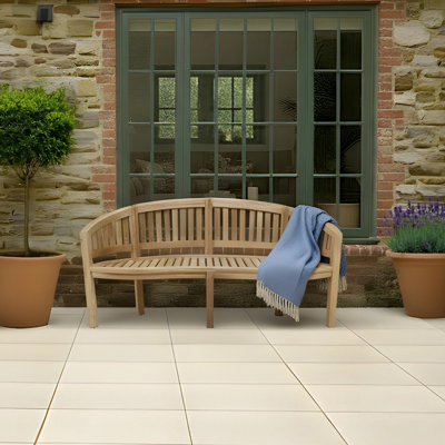 Lucian Solid Wood Teak Outdoor Bench