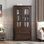 Modern glass display door sideboard