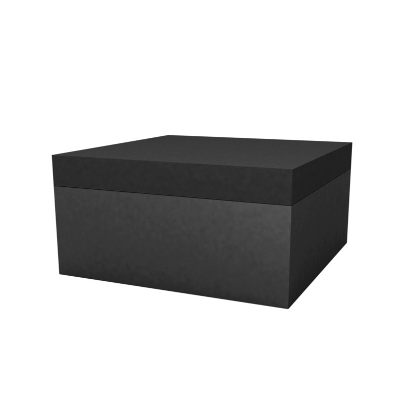 Jut Outdoor Ottoman with Cushion, Anthracite