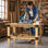 Ensemble de support d'établi 8 pièces pour bois d'œuvre 2 x 4 - équerres de coin en acier à 3 voies avec vis pour bricolage