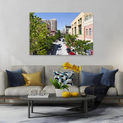Gateway Shopping Center Downtown Salt Lake City Salt Lake City Utah USA 1 Piece Wrapped Canvas Wall Art