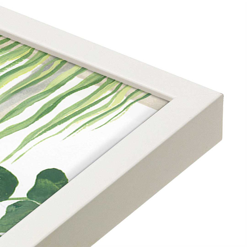 "Plants on Shelf" par Yvette St. Amant, reproduction d'art sur toile, H 40 po x l 30 po, Blanc