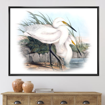 Vie d'oiseau rétro I - peinture sur toile