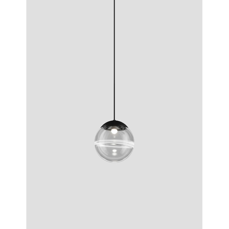 Oro Suspension P Crystal White Glossy Brass 2 L32bb Ul, Charcoal Gray, Crystal Transparent, 85" H x 6" W x 6" D