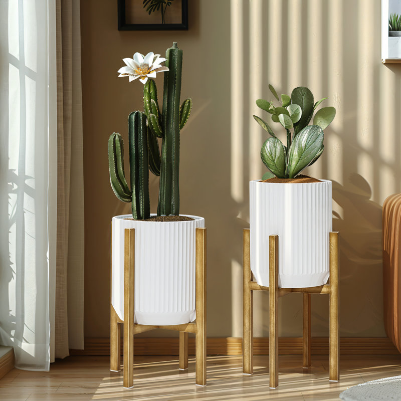 Ensemble de pots à fleurs 2 pièces