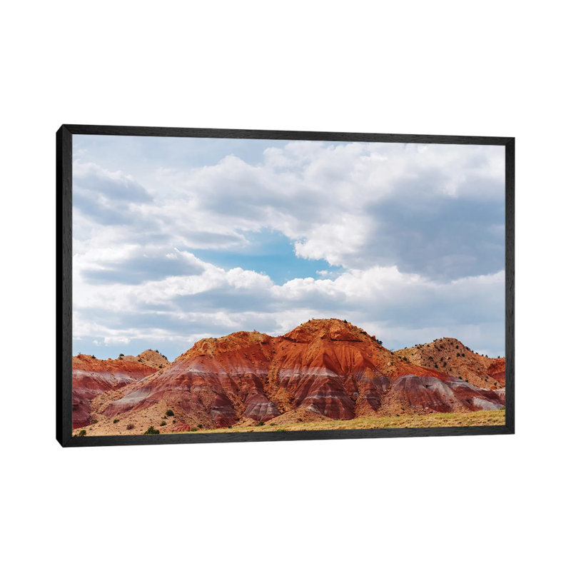 Abiquiu IV by Bethany Young - Print on Canvas, Black Framed, 66.04cm H x 101.6cm W x 3.81cm D