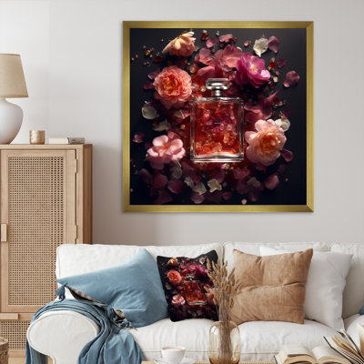 «Orange Perfume Fragrance Connoisseur II», reproduction sur toile encadrée