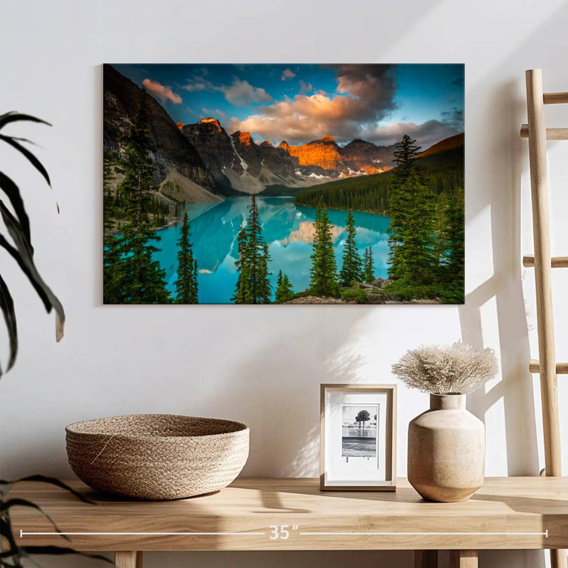 Lake Moraine Viewpoint, 16" H x 24" W