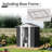 Outdoor Storage Shed With Aluminum Alloy Frame-123099311-123099313