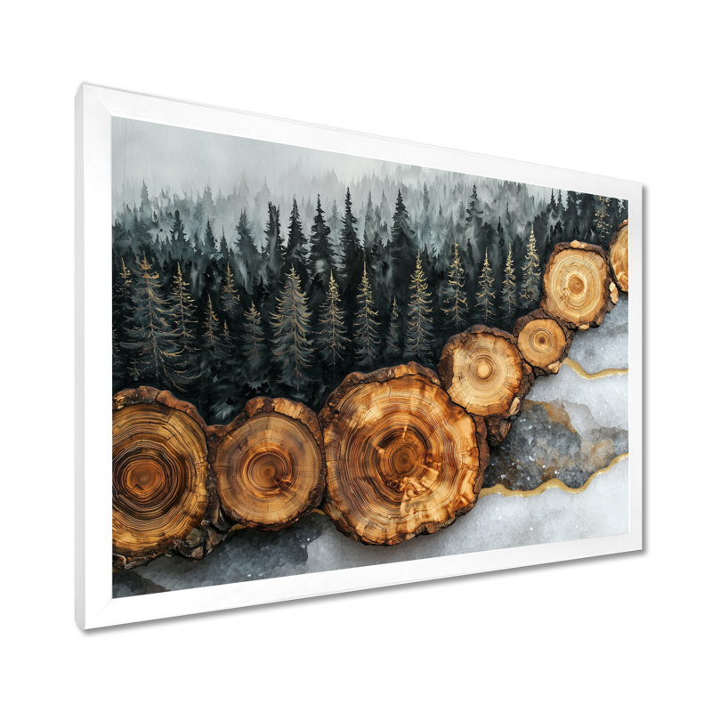 Gloretta - Landscapes Canvas Art Print, H 16 po x l 32 po, Reproduction encadrée d'une seule photo, Blanc
