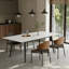 Metal Base Dining Table-488956837-488956836