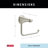 Delta Becker Wall Mounted Hook Style Toilet Paper Holder-116285019