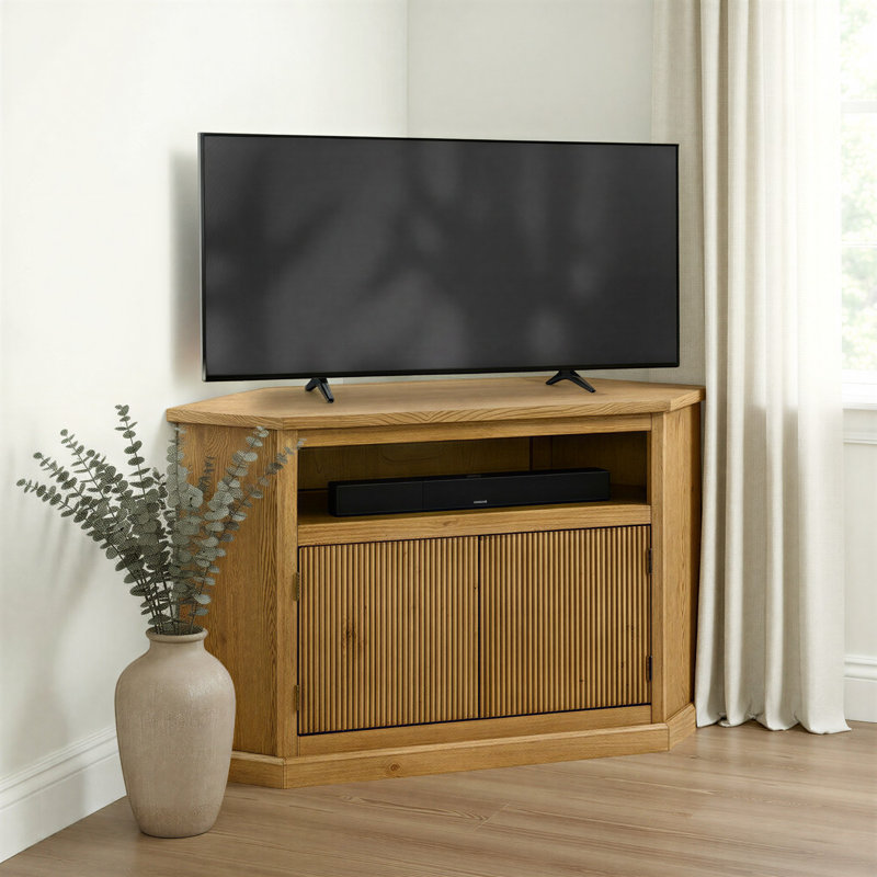 Meuble télé d'angle chêne, Chêne clair