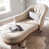 Beige / similicuir café