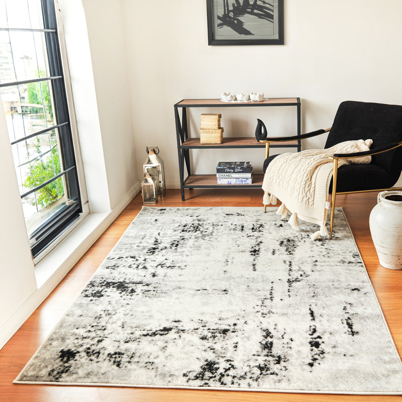 Oriental Area Rug, Rectangle 130 x 170cm, Polyester