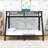 Metal Bunk Bed With Dual Side Ladders And Guardrail-1322669735