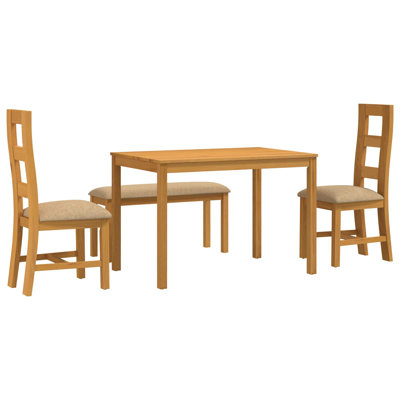 Oak Solid Wood Dining Set