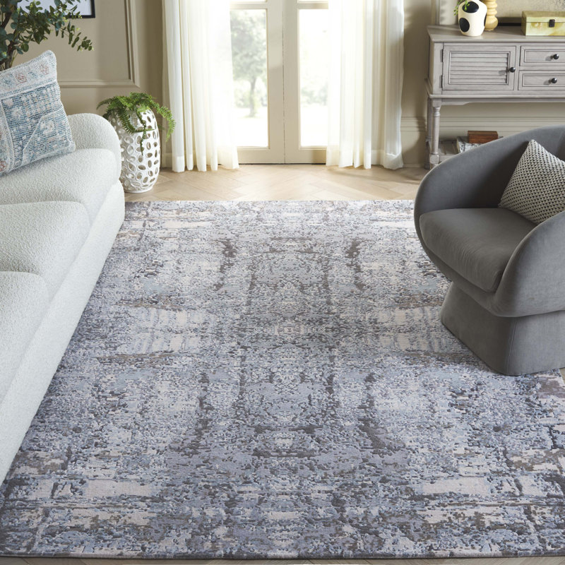 Tapis en laine noué à la main Centennial, Rectangle 6 pi x 9 pi