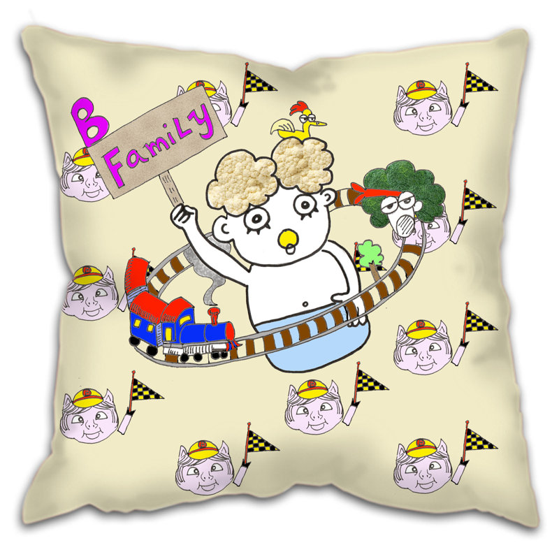 Clement Square Throw Cushion, 44 x 44cm