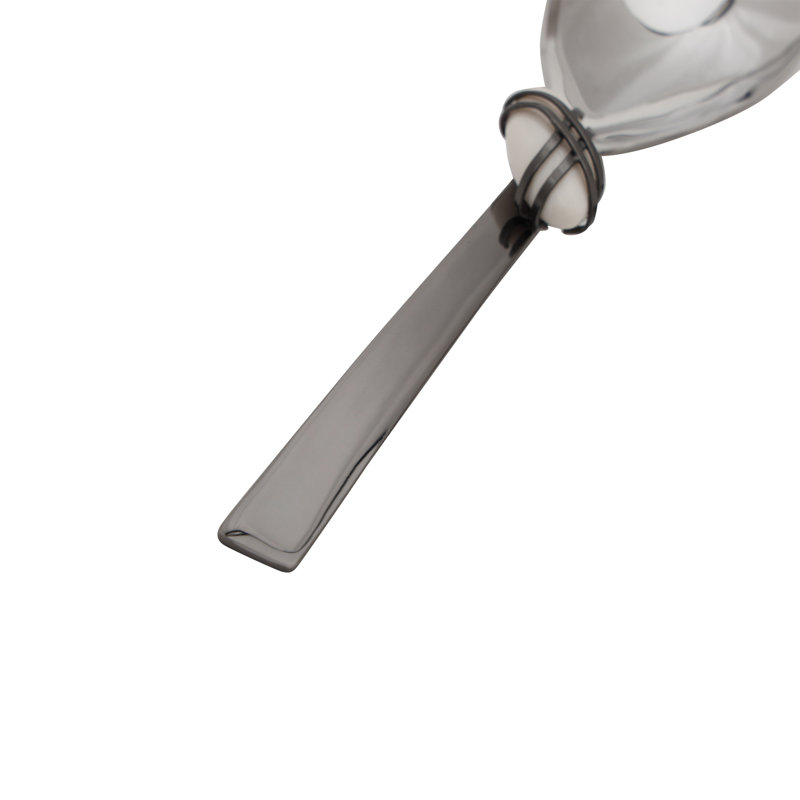 Midnight Pebble Salad Server Set