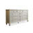 White Solid Wood Accent Cabinet-444202544