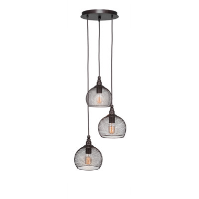 Luminaire suspendu 3 lumières Adkins Plexus