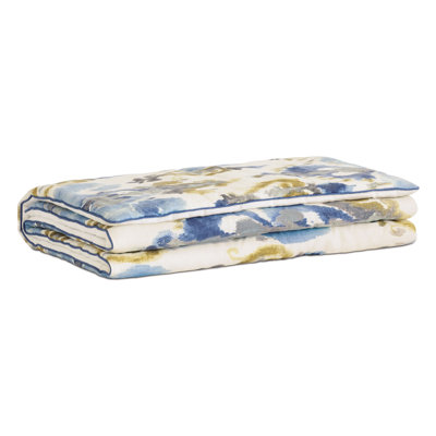 Aoki Ikat Linen Bed Runner