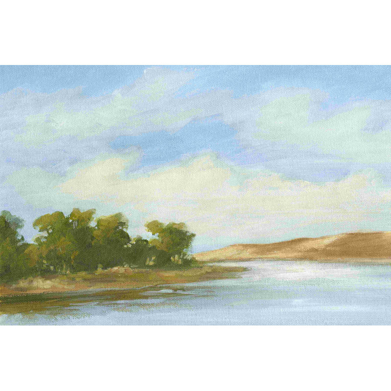 Small Summer Horizons II by Ethan Harper - Wrapped Canvas Painting, 8" H x 12" W