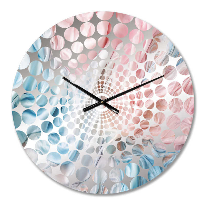 Sivanus - Abstract Marble Wall Clock, Medium