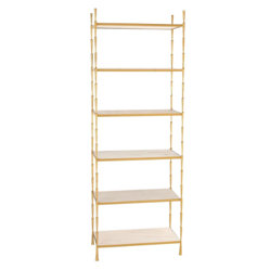 Studio A Home
Spike Etagere-Antique Brass w/White Marble