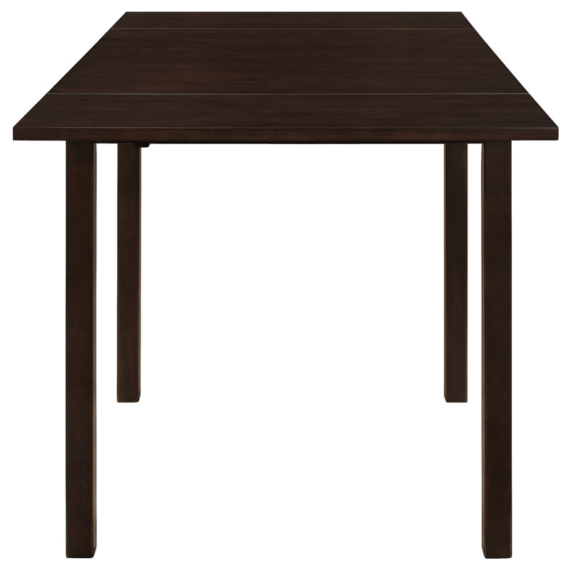 Cappuccino Dining Table with Drop Extension Leaf