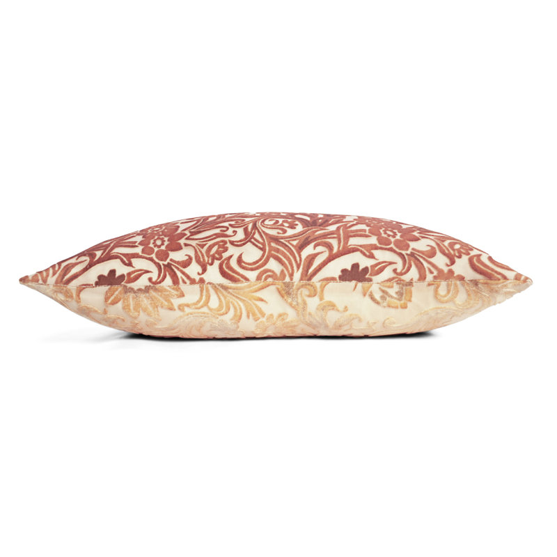 Prospect Park Square Velvet Pillow Cover & Insert, 22" x 22", Sunstone