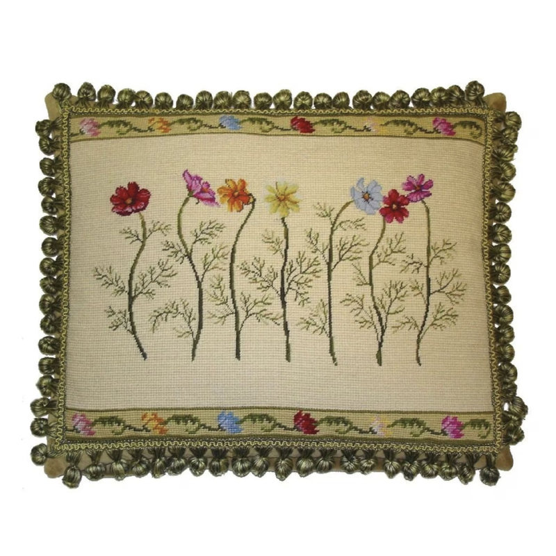 Coussin à fleurs