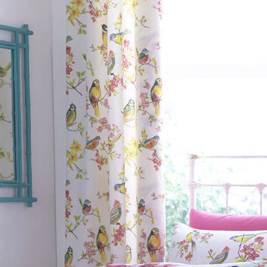 Birds Boutique Pencil Pleat Curtains