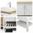Modern 32" Bathroom Vanity with Sink & Storage | Solid Wood Vanity Cabinet | Above-Counter Basin | Space-Saving Design