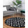 Tapis à poils longs noir et blanc Foundry Select