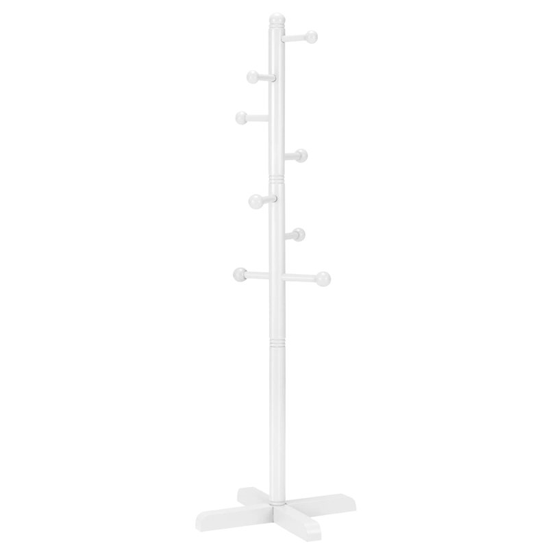 Supports à vêtements autoportants, Blanc