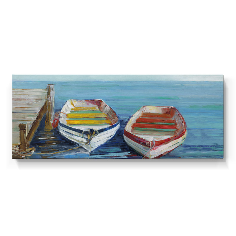 Shore Break- Gallery Wrapped Canvas -Ready to Hang, 12" H x 30" W