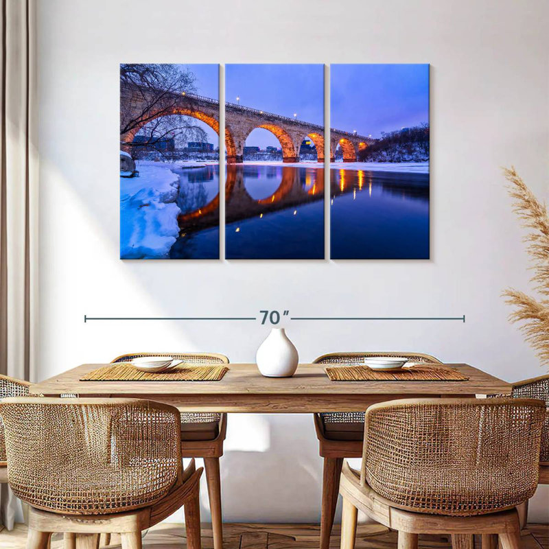 Lilie Sunset Bridge, 36" H x 57" W