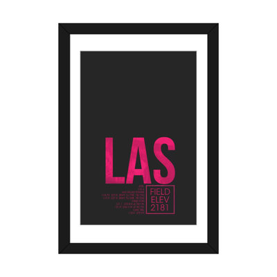 " Las Vegas (McCarran) " Graphic Art and Textual Art