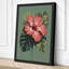 Pink Hibiscus Study Botanical - Wrapped Canvas-1457867316-1457867317