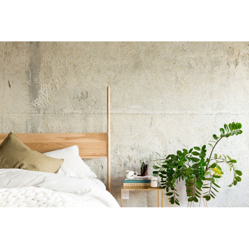 Dansk Solid Wood Bed, King, White Oak