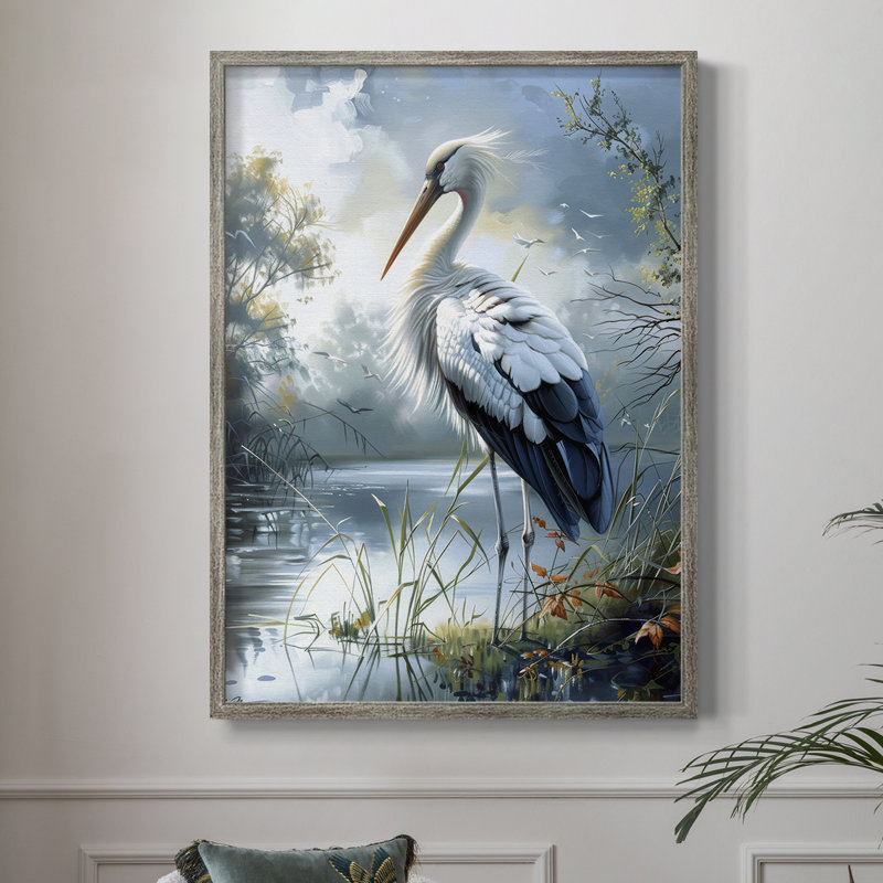 ANIMALS Series XCVII, reproduction encadrée - bois massif, H 15 po x l 12 po