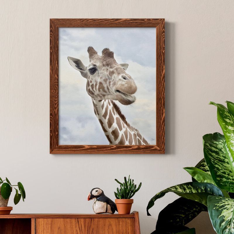 Smiley - Cadre photo, impression sur toile, H 20 po x l 17 po x P 1,5 po, Cadre en érable