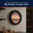 Big Daddy’s Garage LED Vintage Wall Clock - Retro Garage Decor 12"