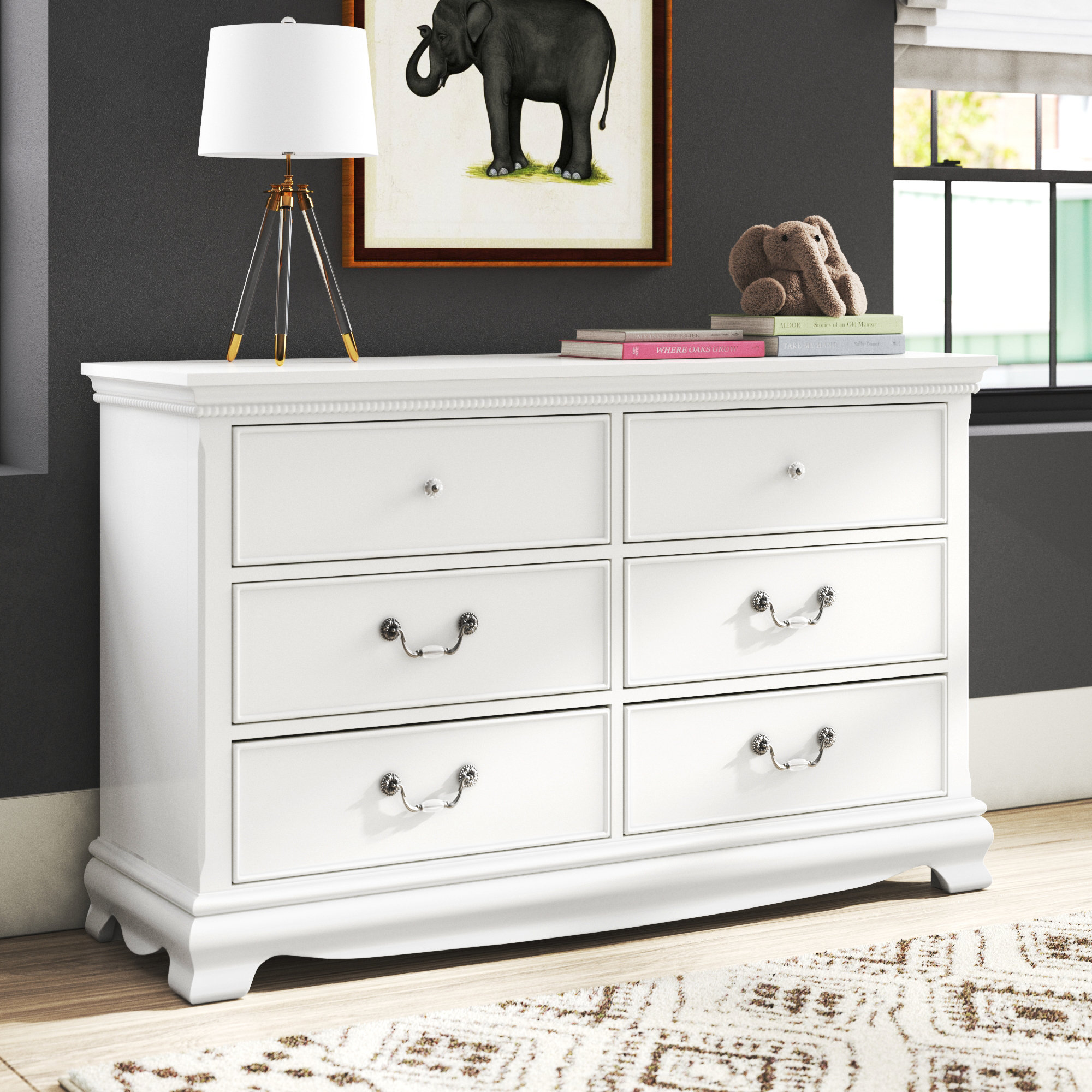Harper Orchard Otta 6 Drawer Double Dresser &amp; Reviews - Wayfair Canada