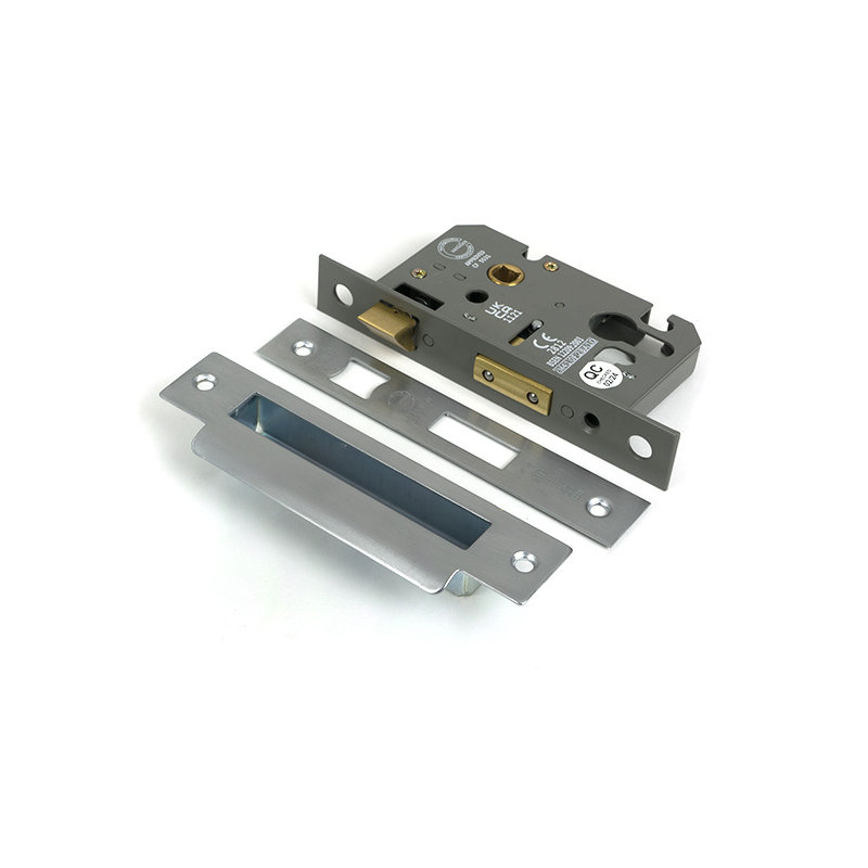 Euro Profile Sash Lock, Satin Chrome