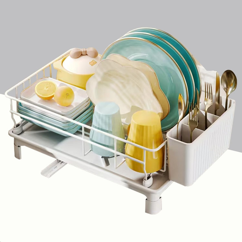 1 Tier Kitchen Dish Drainer Rack