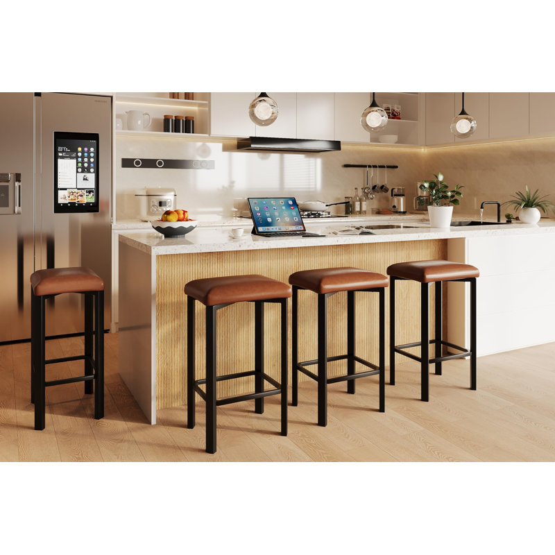 Counter Stool, Brown, 4