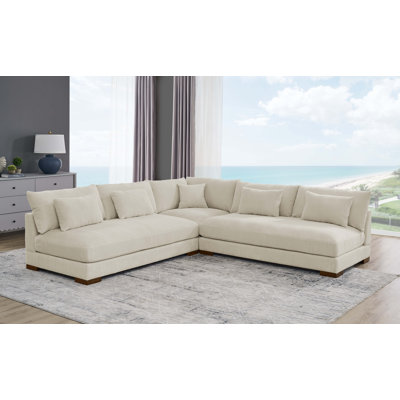 Caileigh Corduroy L-Shaped Sectional